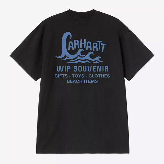 Carhartt WIP S/S Waves T-Shirt - Black