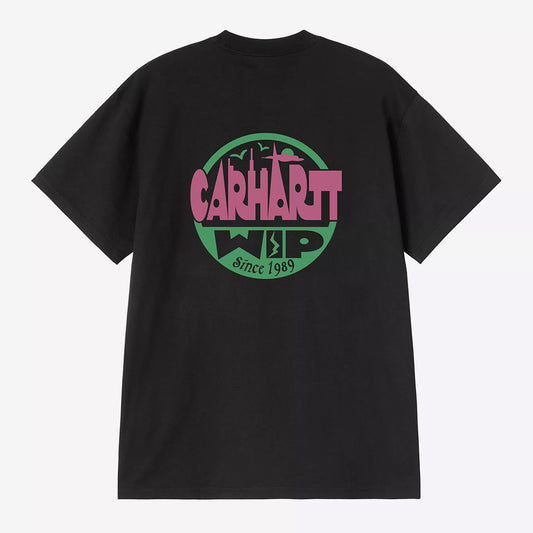 Carhartt WIP S/S Luggage Label T-Shirt - Black