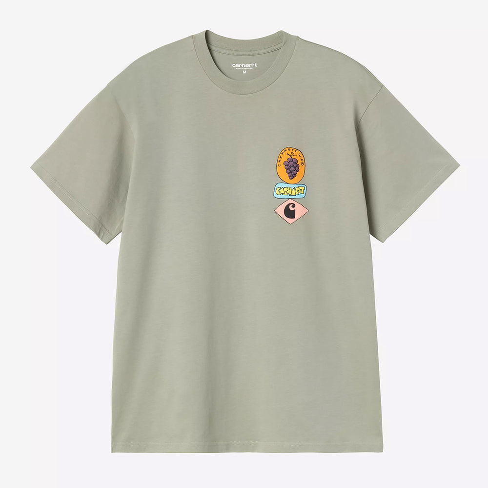 Carhartt WIP S/S Stacked Grapes T-Shirt - Shady Green