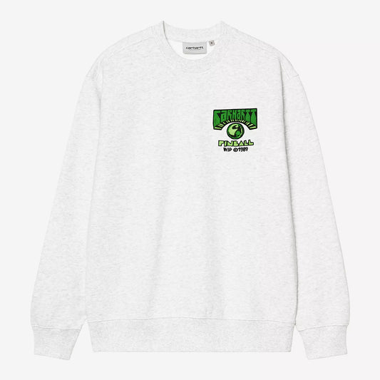 Carhartt WIP Pinball Sweat - Ash Heather