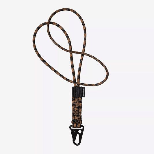 Carhartt WIP Rope Keychain - Hamilton Brown Black