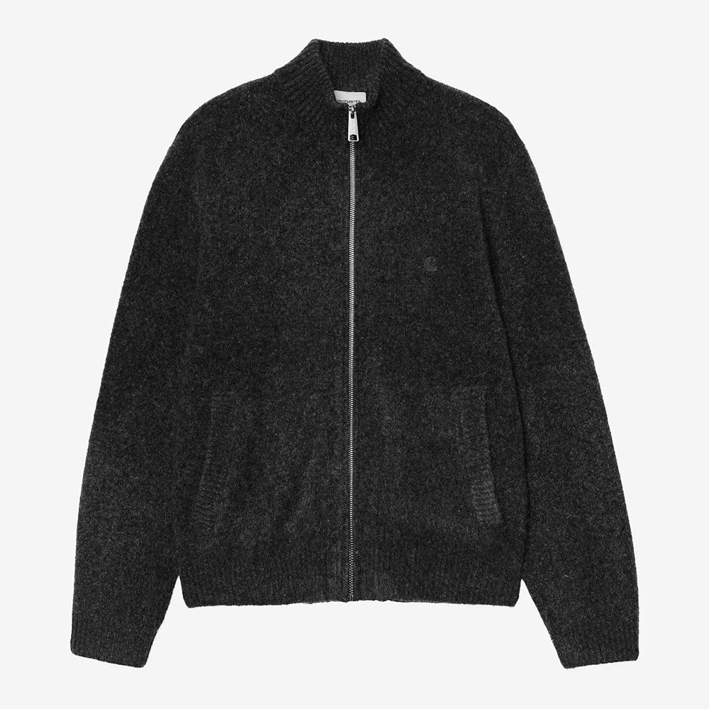 Carhartt WIP Curtis Sweater Jacket - Tangled Black
