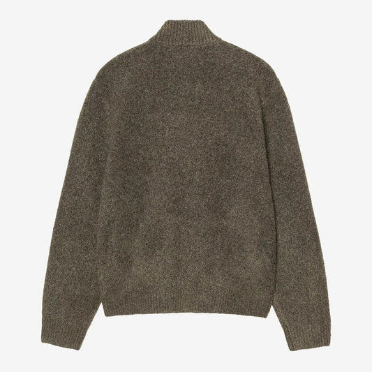 Carhartt WIP Curtis Sweater Jacket - Tangled Shungite