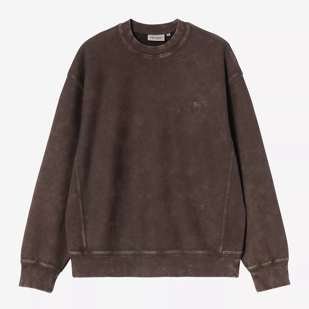 Carhartt WIP Lambert Sweat - Tobacco Moon Wash