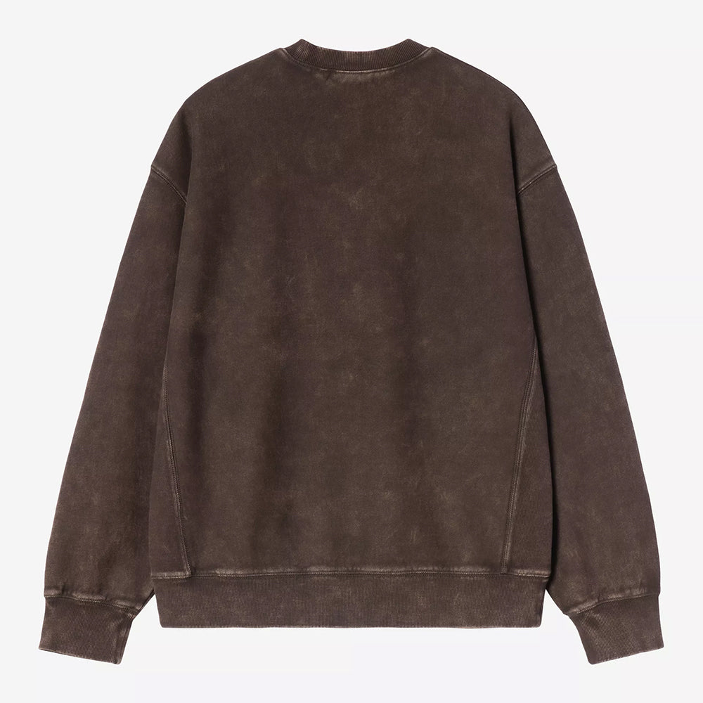 Carhartt WIP Lambert Sweat - Tobacco Moon Wash