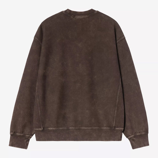 Carhartt WIP Lambert Sweat - Tobacco Moon Wash