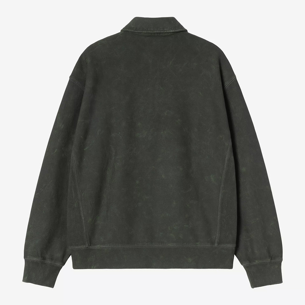 Carhartt WIP Lambert Polo Sweat - Raven Moon Wash