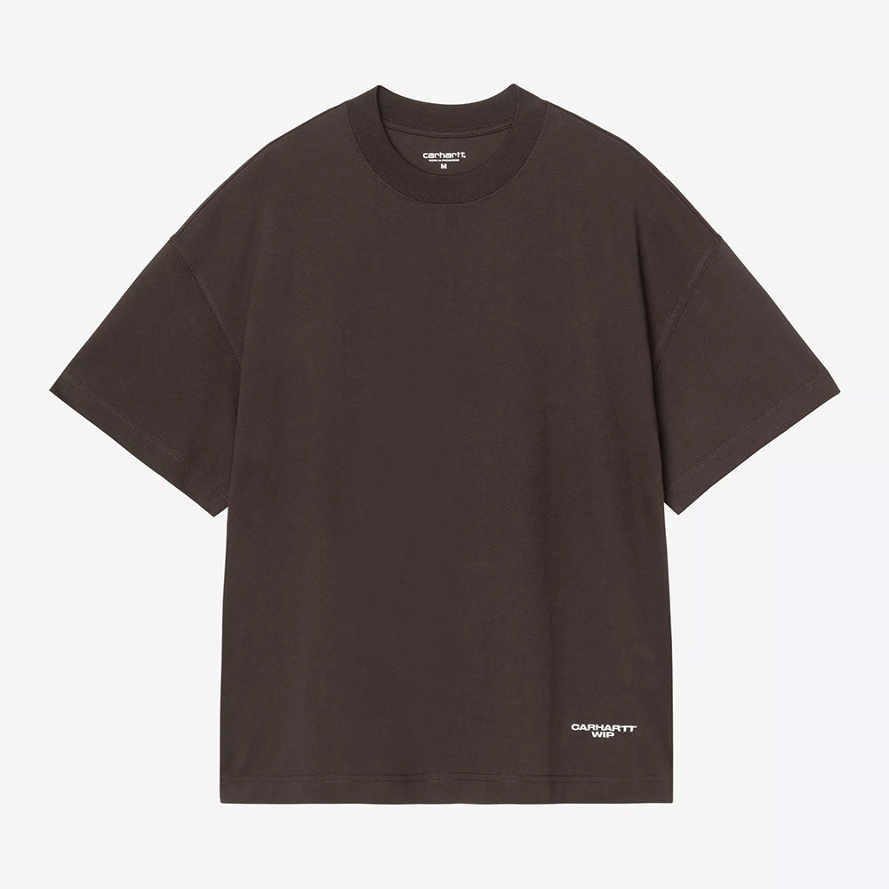 Carhartt WIP S/S Chapter Script T-Shirt - Tobacco White