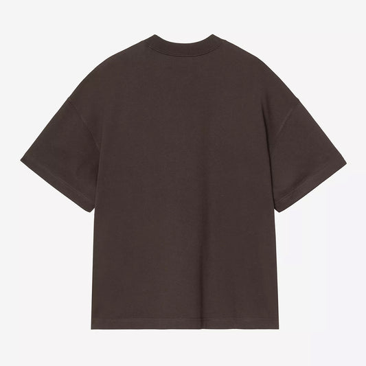 Carhartt WIP S/S Chapter Script T-Shirt - Tobacco White