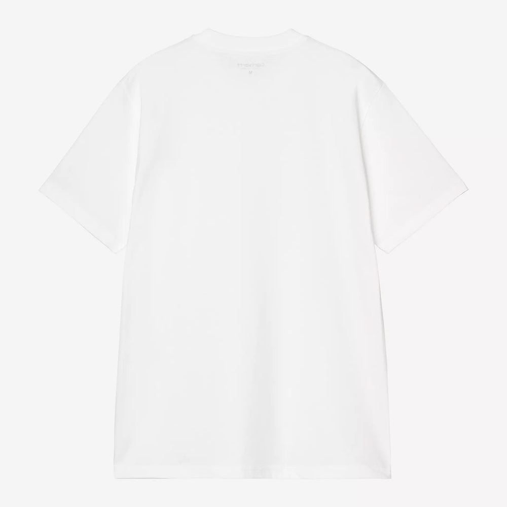 Carhartt WIP S/S Small Heart T-Shirt - White Red