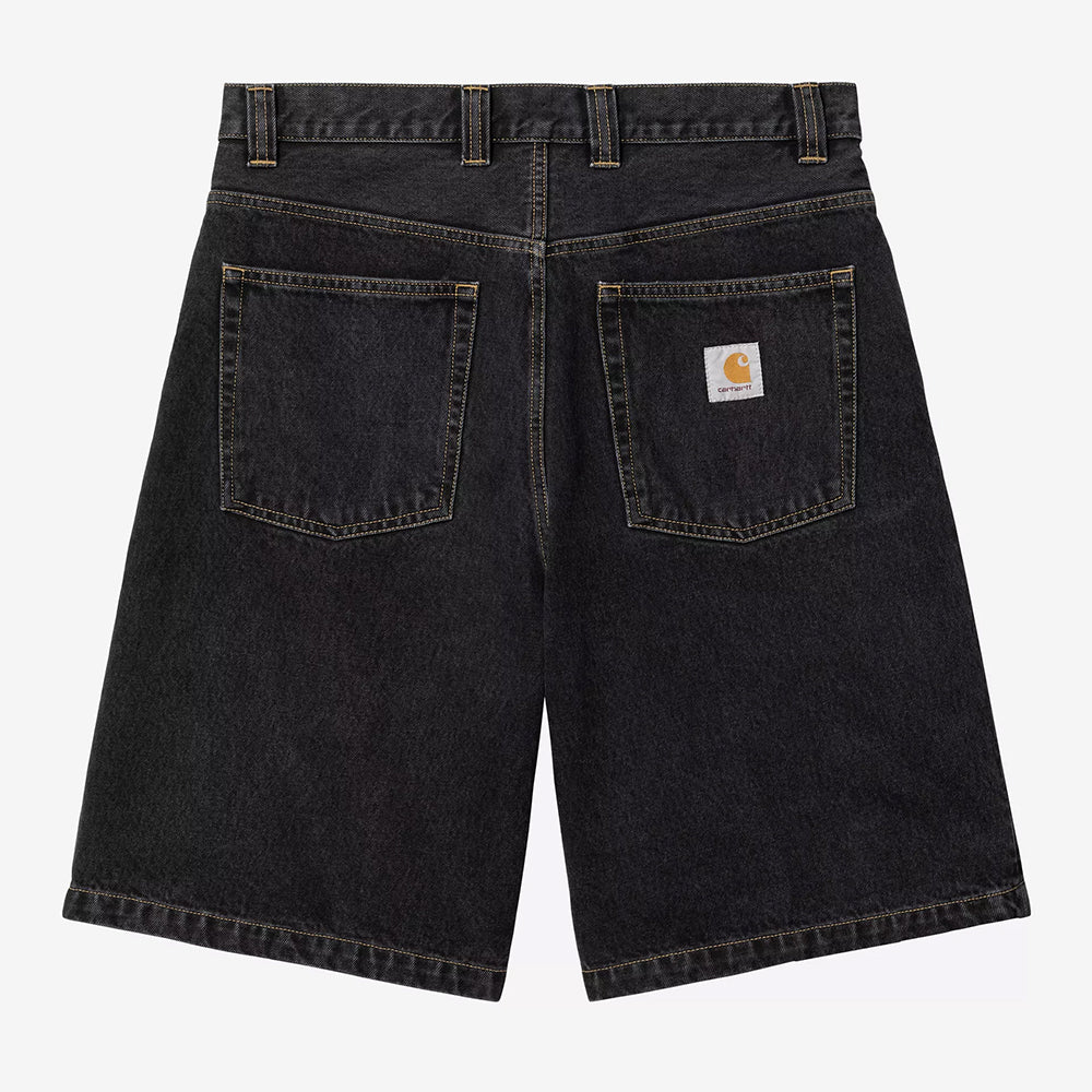 Carhartt WIP Brandon Short - Black Stonewashed