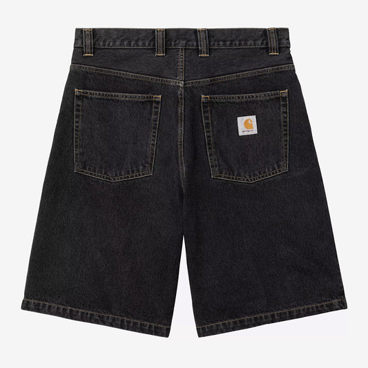 Carhartt WIP Brandon Short - Black Stonewashed