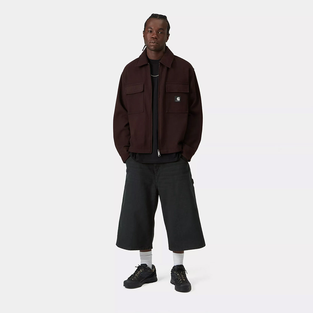 Carhartt WIP OG Single Knee Long Short - Black Stone Canvas
