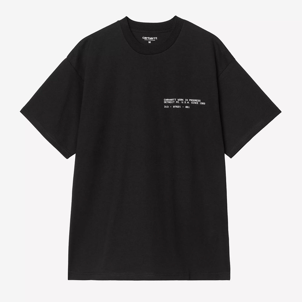 Carhartt WIP S/S Feather Progress T-Shirt - Black