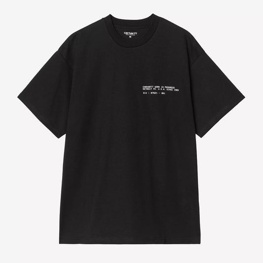 Carhartt WIP S/S Feather Progress T-Shirt - Black
