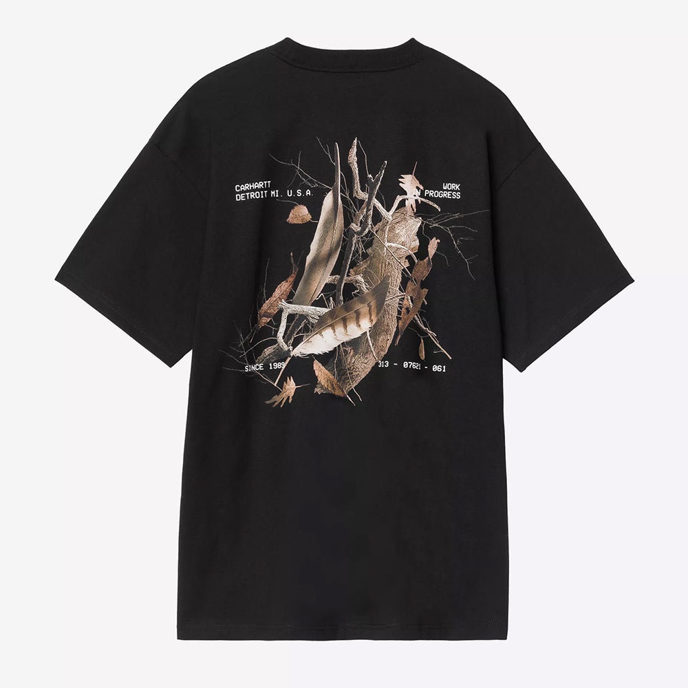 Carhartt WIP S/S Feather Progress T-Shirt - Black