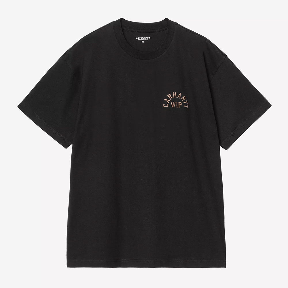 Carhartt WIP S/S Arch Script T-Shirt - Black Wip Hb