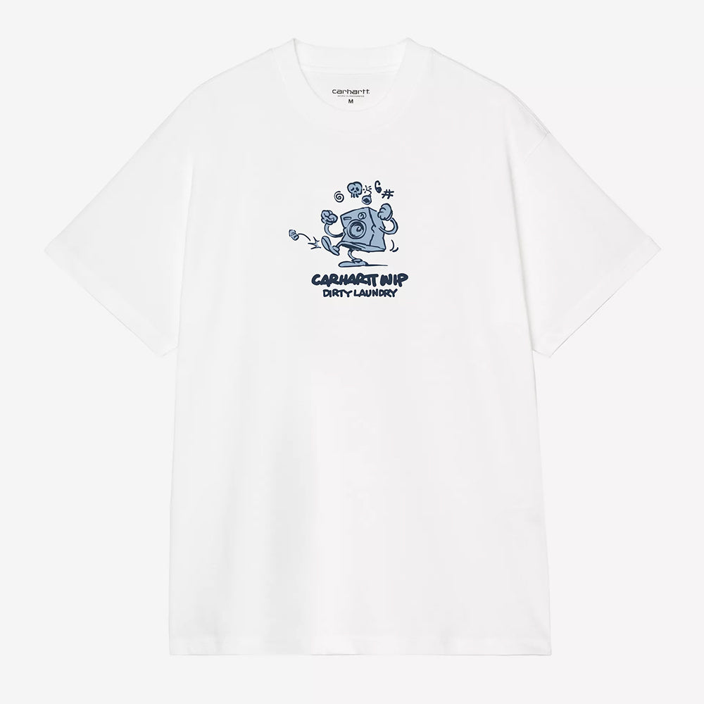 Carhartt WIP S/S Dirty Laundry T-Shirt - White