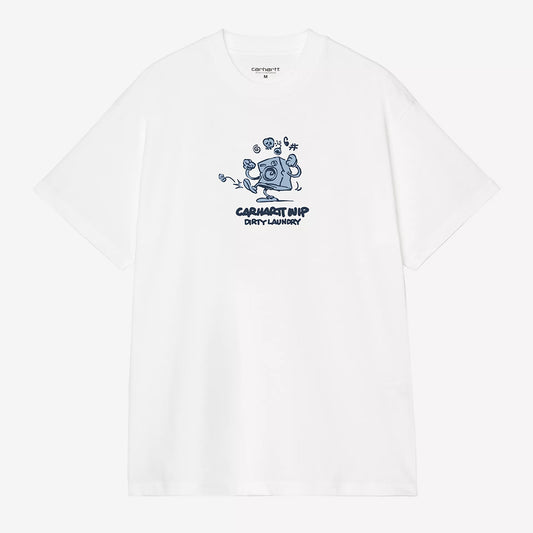 Carhartt WIP S/S Dirty Laundry T-Shirt - White