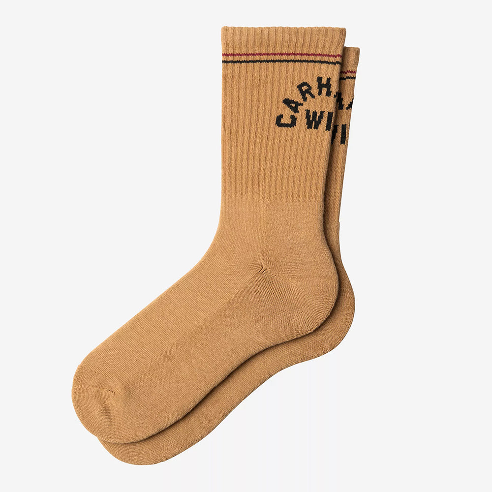 Carhartt WIP Arch Script Socks - Wip Dusty H Black