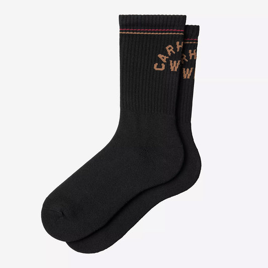 Carhartt WIP Arch Script Socks - Black Wip Hb