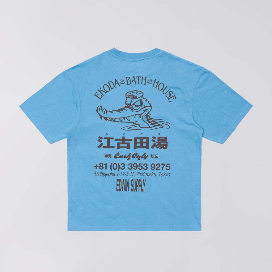 Edwin Ekoda Bath House TS - Azure Blue