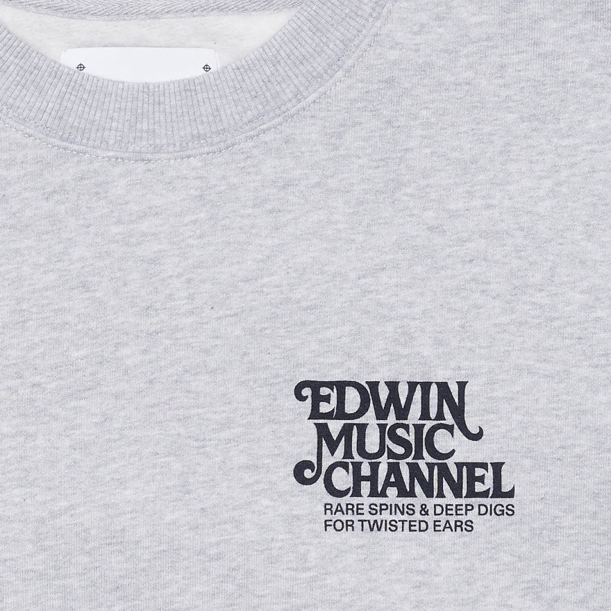 Edwin Rare Spins Sweat - Grey Marl