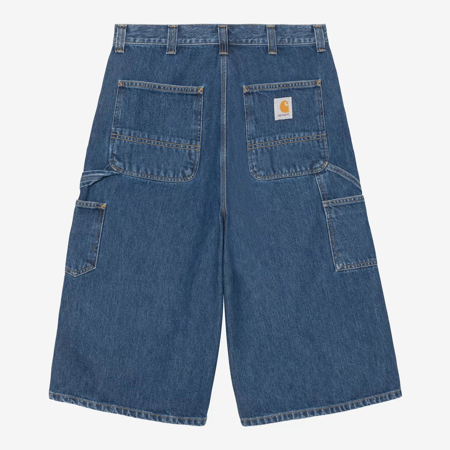 Carhartt WIP OG Double Knee Long Short - Blue Stone Washed