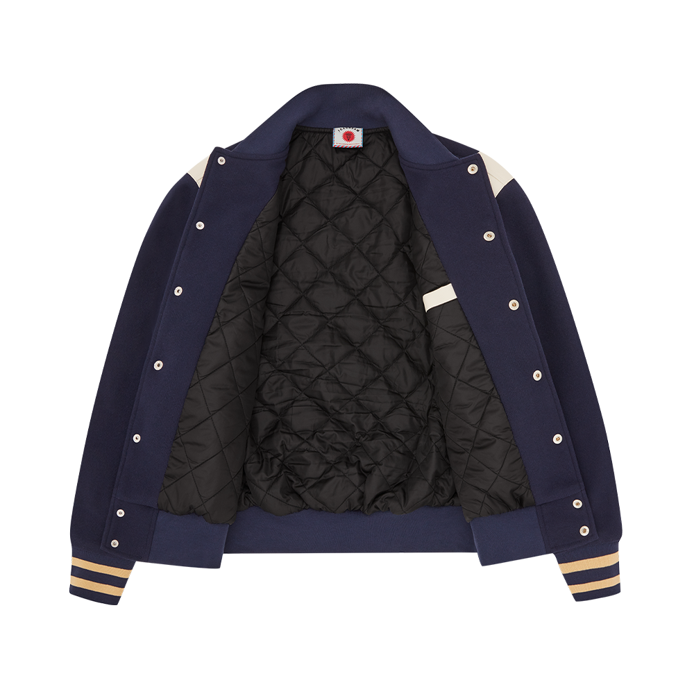 ICECREAM Drippy Varsity Jacket - Navy