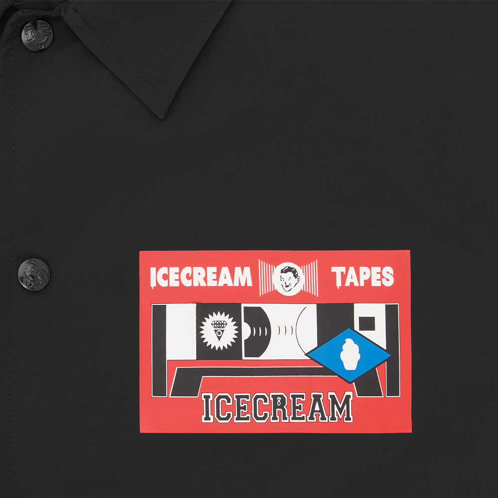 ICECREAM ICTV Coach Jacket - Black