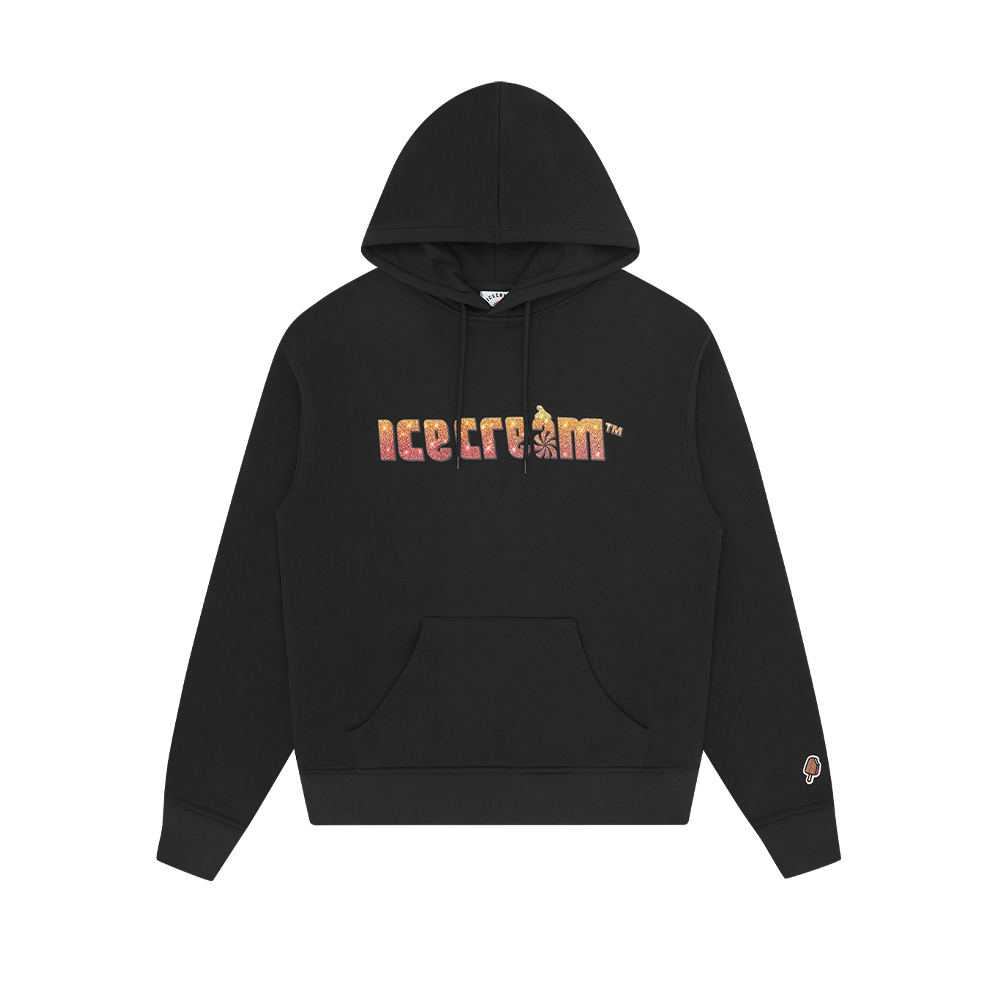 ICECREAM Soft Serve Sparkle PO Hoodie - Black