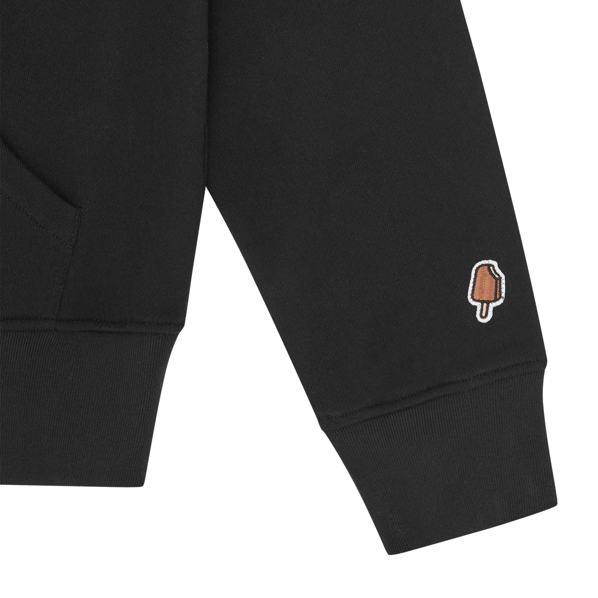 ICECREAM Running Dog Popover Hoodie - Black