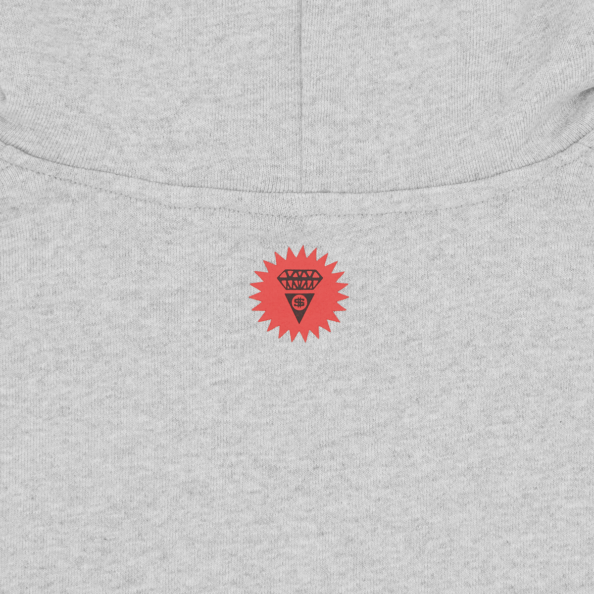 ICECREAM Running Dog Popover Hoodie - Heather Grey