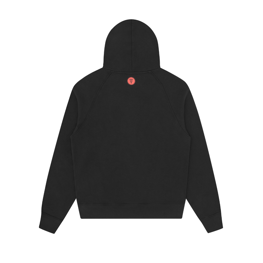 ICECREAM Woodgrain Running Dog PO Hood - Black