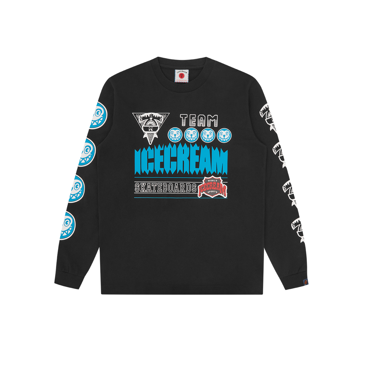 ICECREAM Team Icecream LS T-shirt - Black