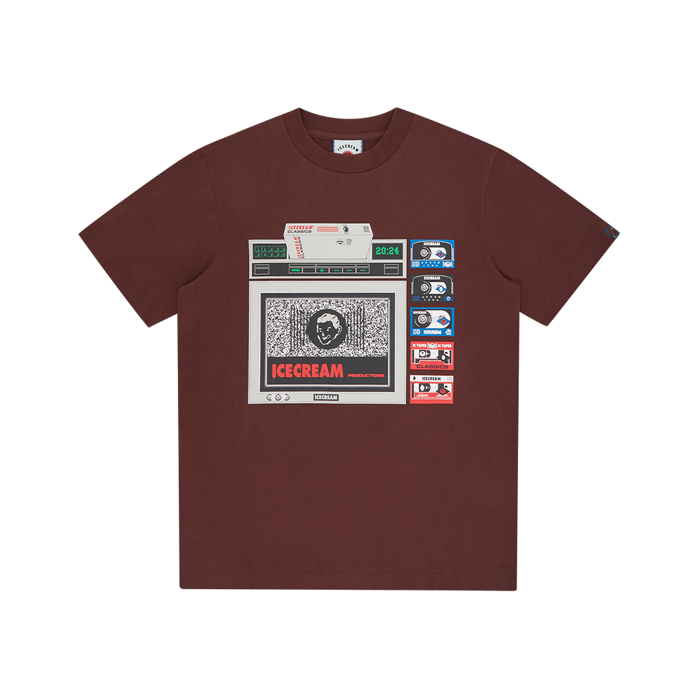 ICECREAM ICTV T-Shirt - Brown
