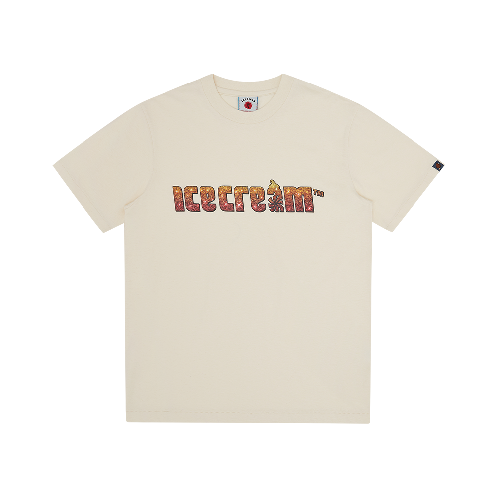 ICECREAM Soft Serve Sparkle T-Shirt - Ecru