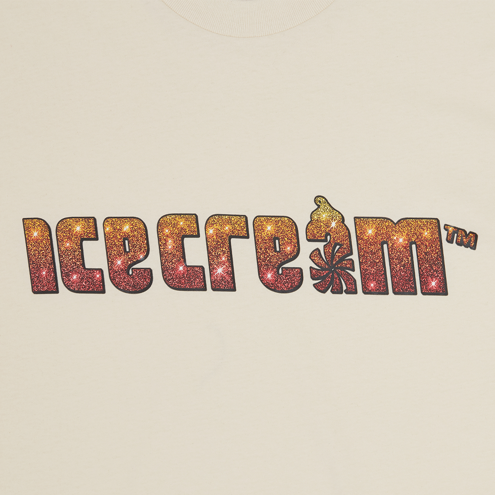 ICECREAM Soft Serve Sparkle T-Shirt - Ecru