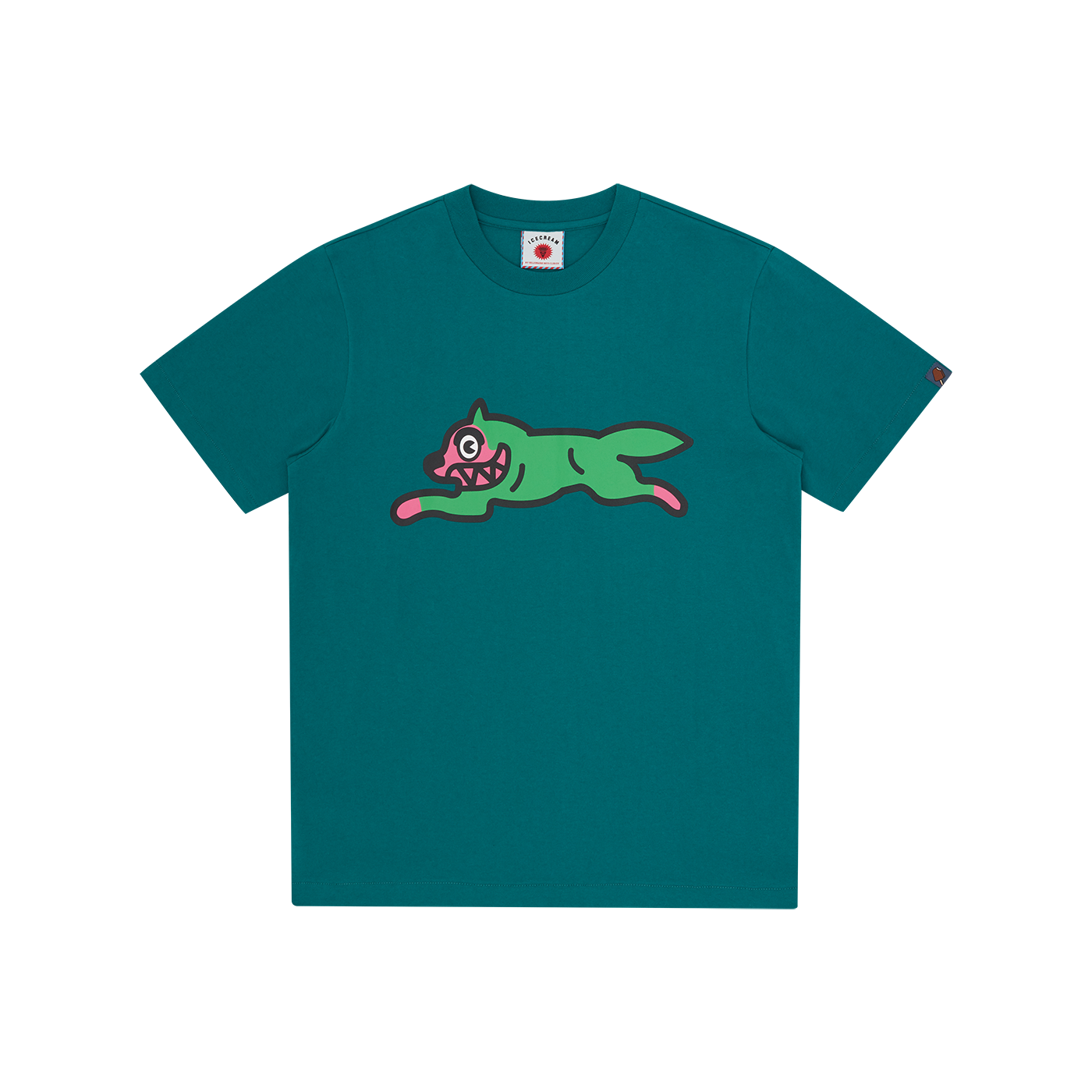 ICECREAM Running Dog T-Shirt - Teal