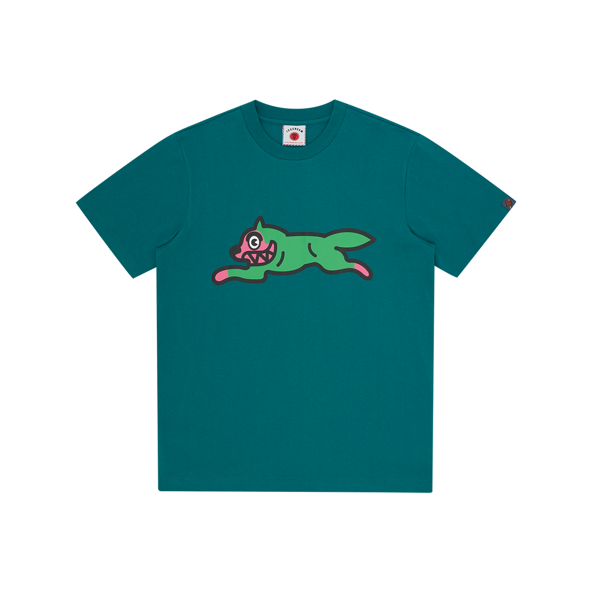 ICECREAM Running Dog T-Shirt - Teal