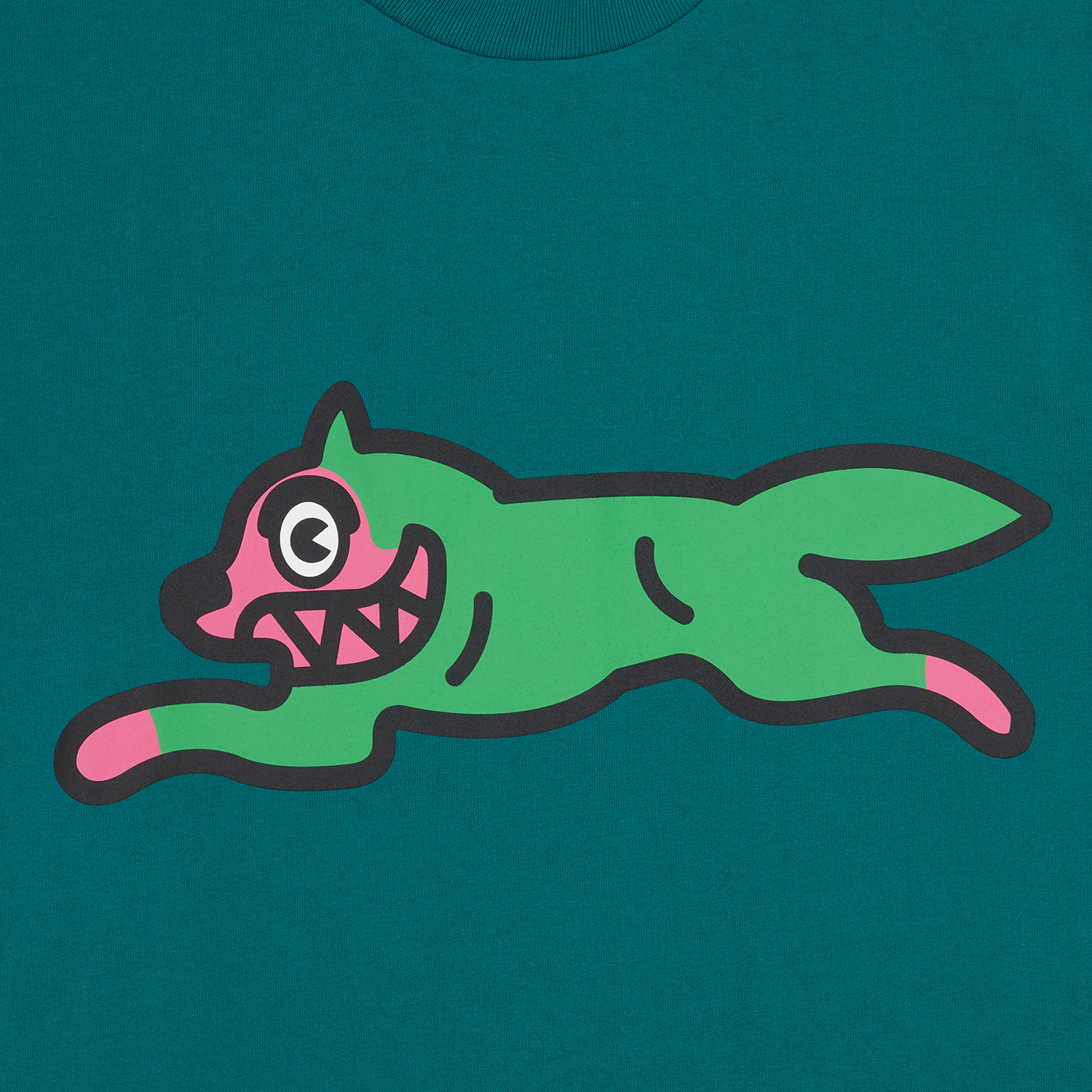 ICECREAM Running Dog T-Shirt - Teal