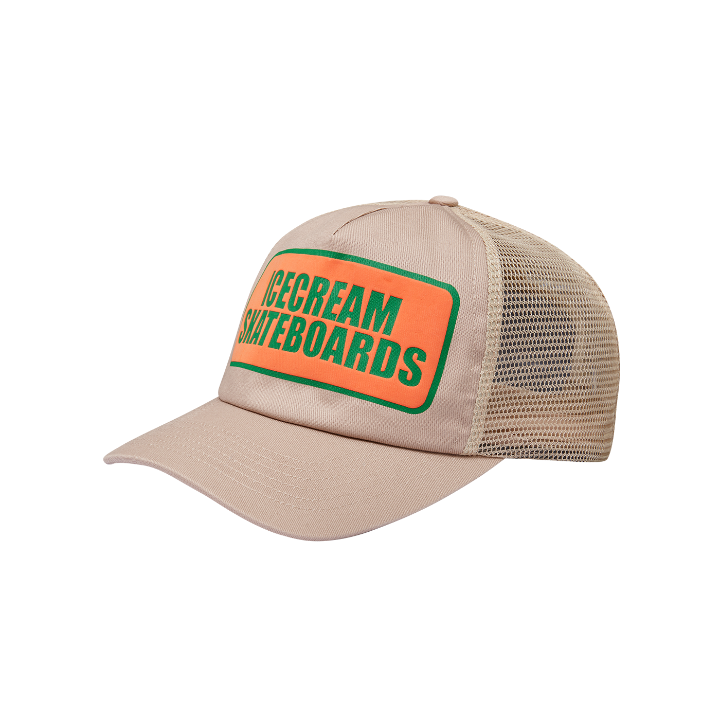ICECREAM Skateboard Trucker Cap - Beige
