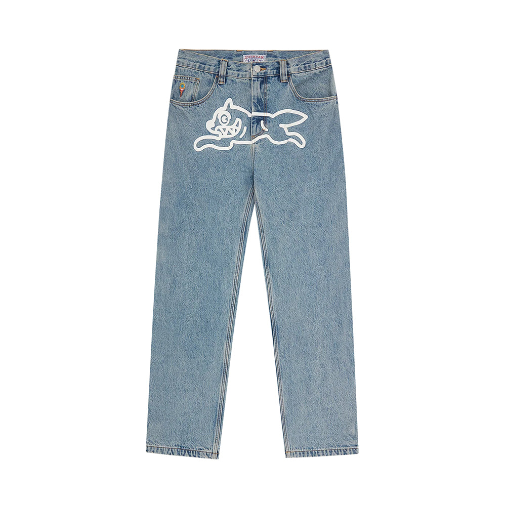 ICECREAM Check Lined Denim Pant - Vintage Wash