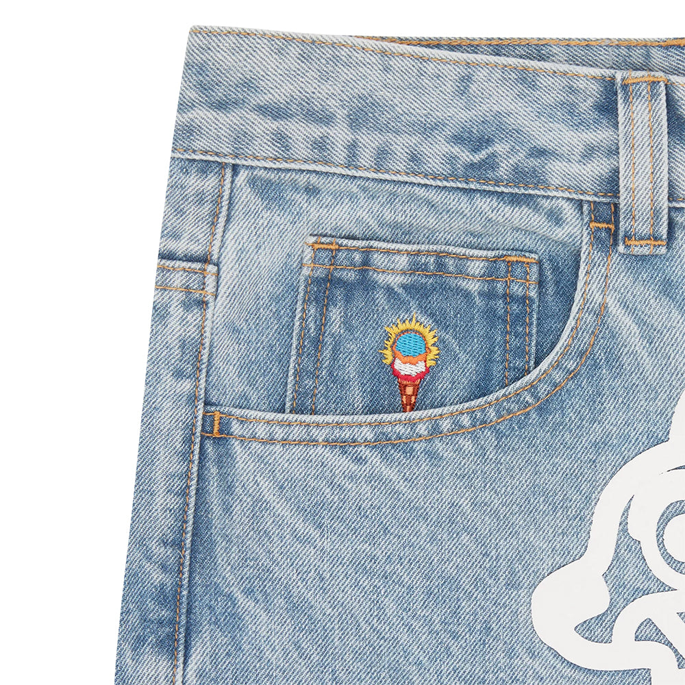 ICECREAM Running Dog Triple Scoop Denim - Heavy Wash