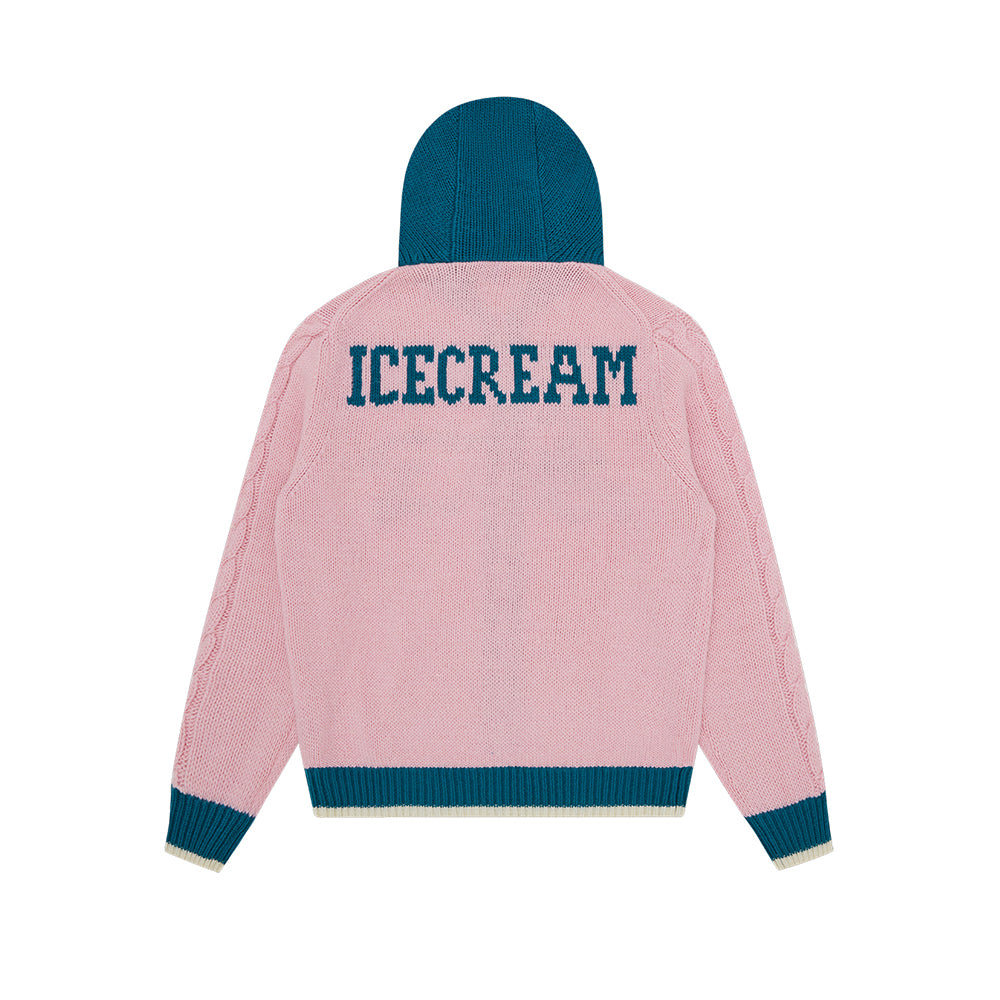 ICECREAM Running Dog Knitted Zip Thru