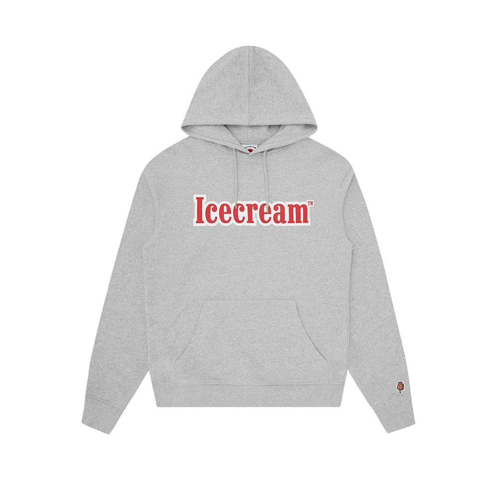 ICECREAM PO Hood - Heather Grey