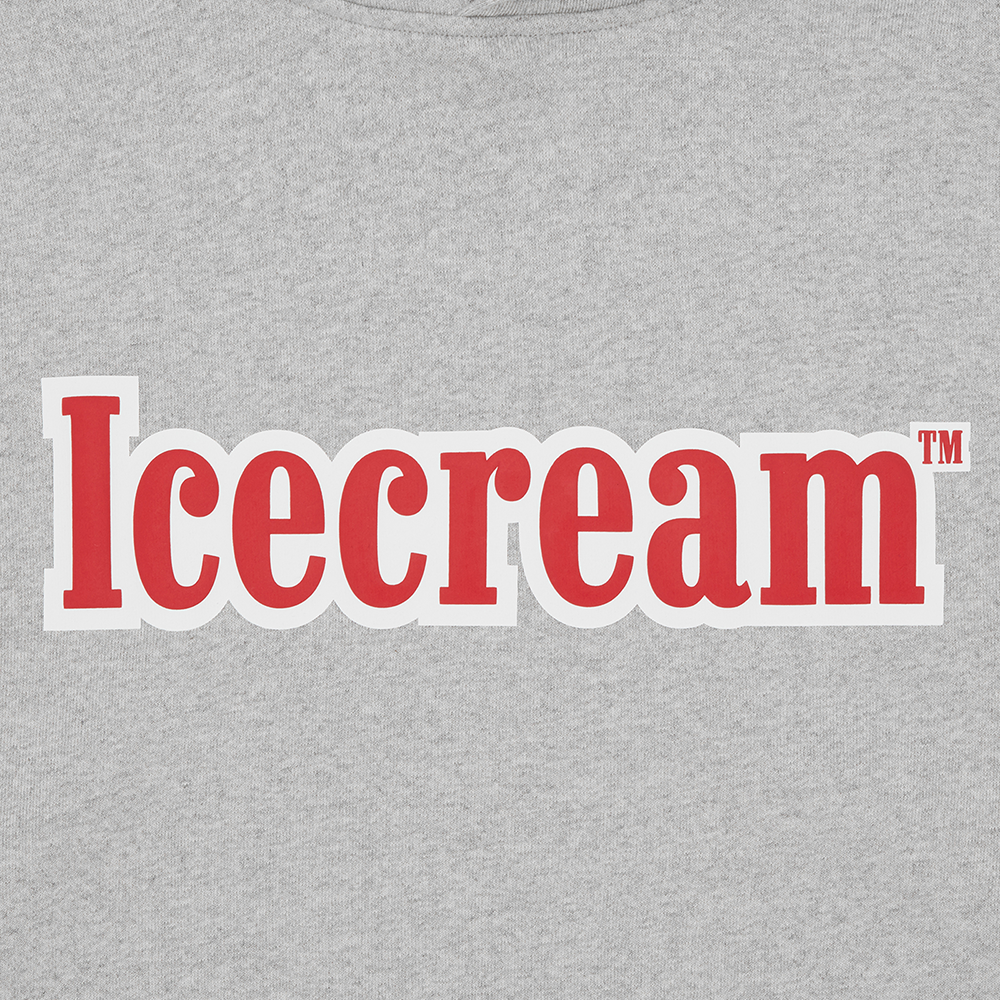 ICECREAM PO Hood - Heather Grey