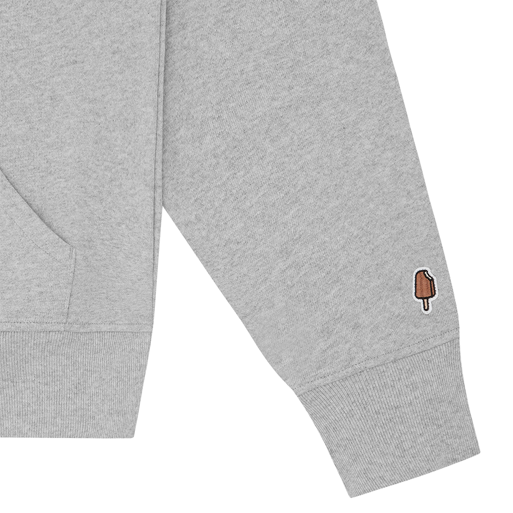 ICECREAM PO Hood - Heather Grey