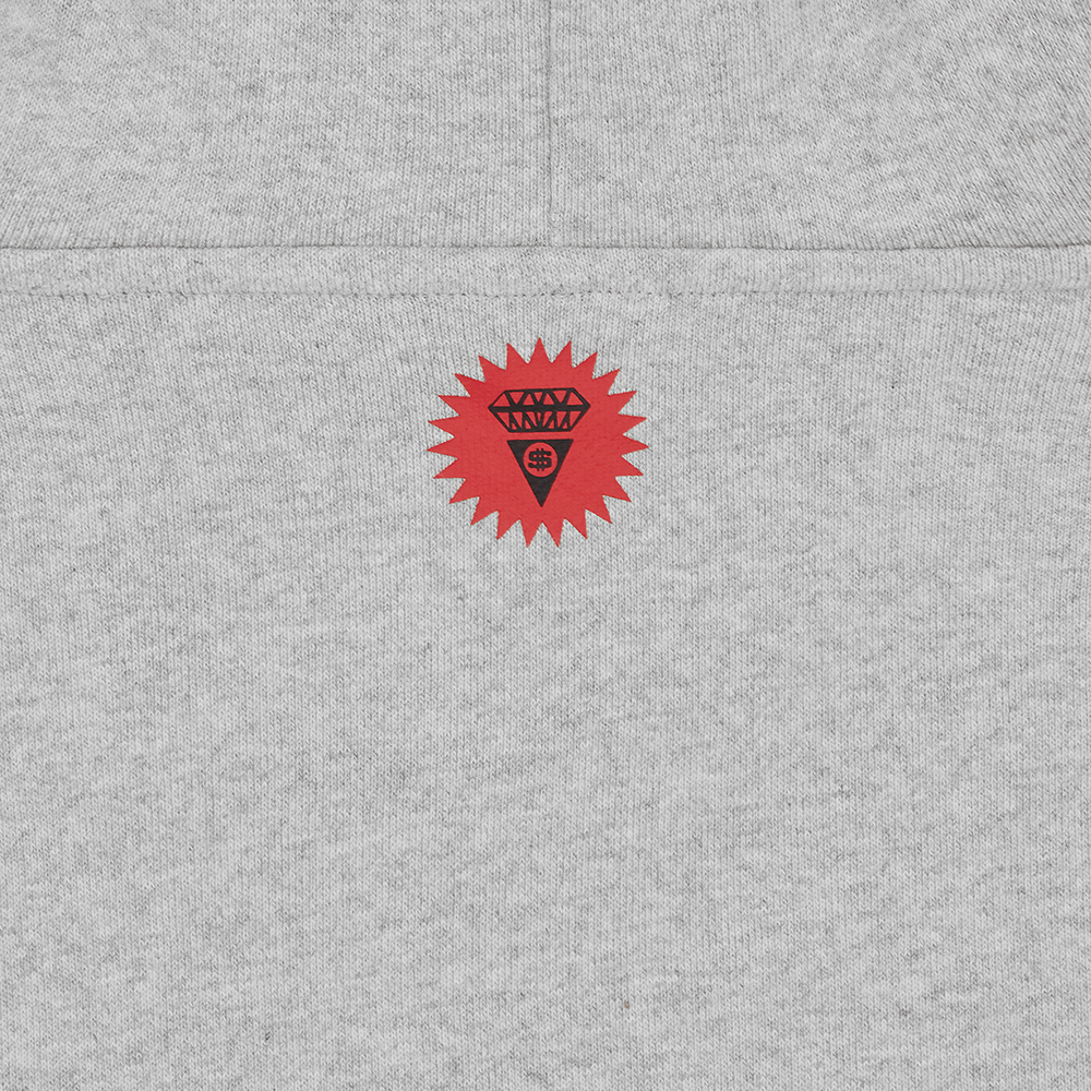 ICECREAM PO Hood - Heather Grey