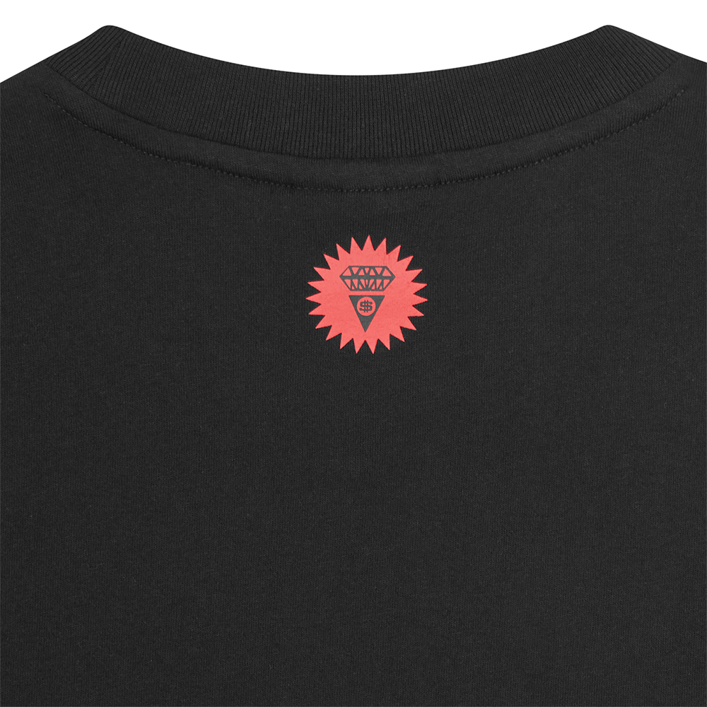 ICECREAM Running Dog T-Shirt - Black
